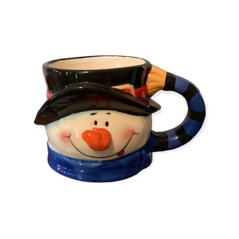 Vintage Snowman Holiday Mug
